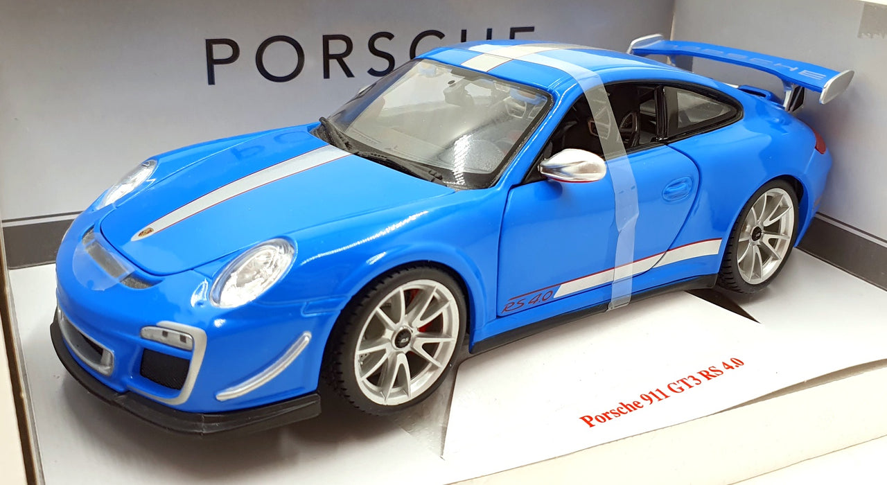 Burago 1/18 Scale Diecast 18-11036 - Porsche 911 GT3 RS 4.0 - Blue