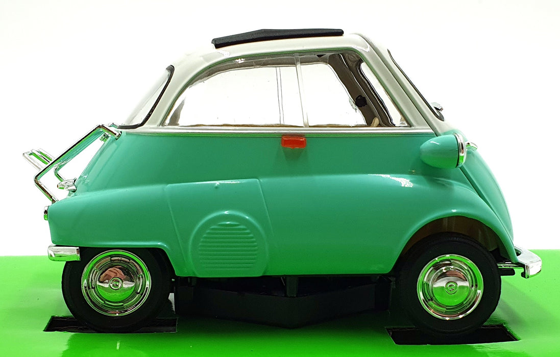 Welly NEX 1/18 Scale Diecast 24096W - BMW Isetta - Turquoise