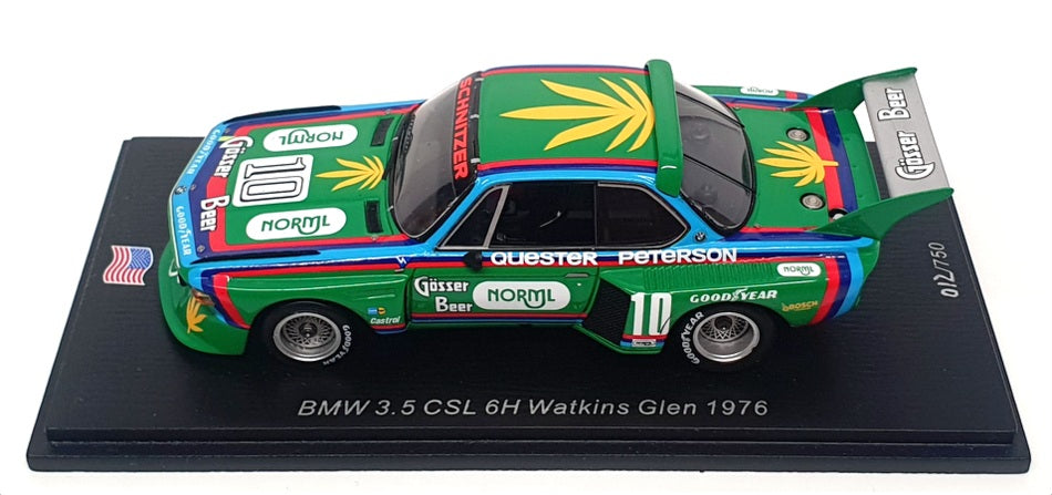 Spark 1/43 Scale Resin US110 - BMW 3.5 CSL #10 6H Watkins Glen 1976