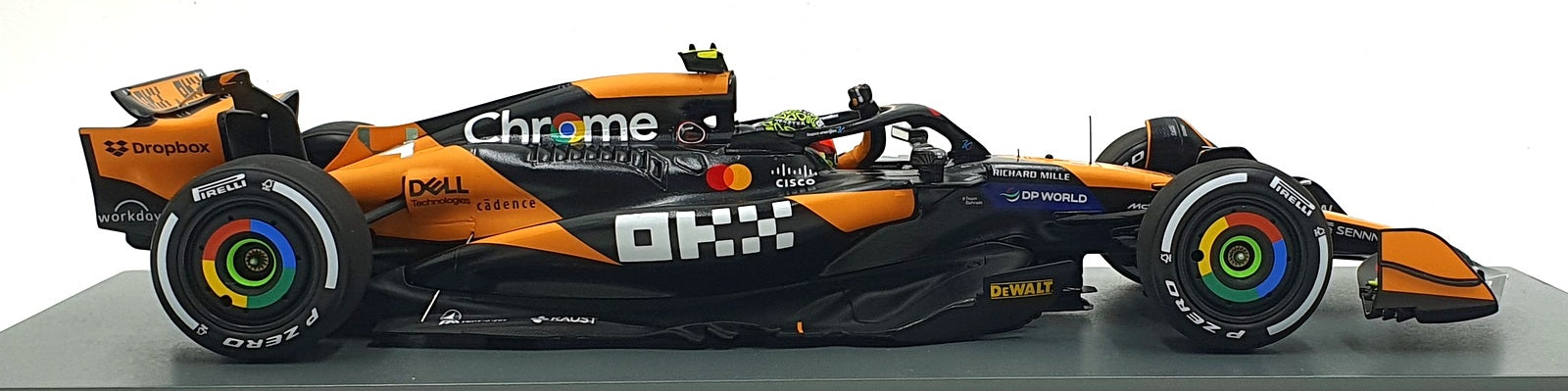 Spark 1/18 Scale 18S665 - McLaren MCL38 F1 #4 1st Abu Dhabi GP 2024 Norris