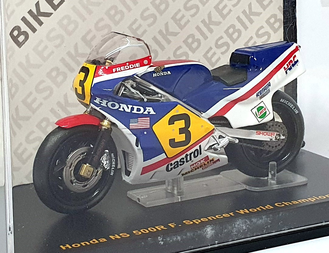 Ixo 1/24 Scale CLB008 - Honda NS 500R Motorbike #3 F. Spencer World Champ 1983