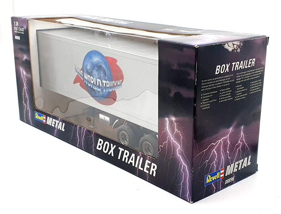 Revell 1/24 Scale 08896 - Trans Worldwide Trucking Box Trailer - Silver