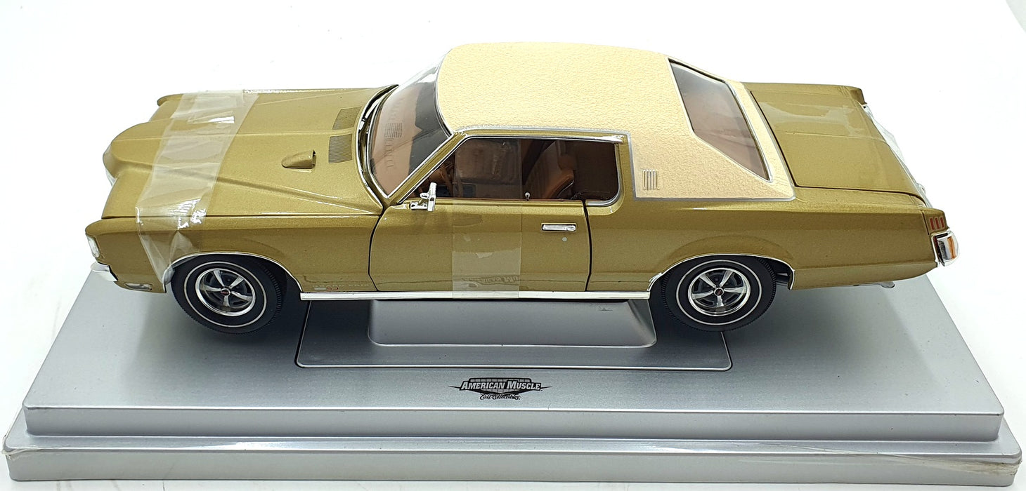 Ertl 1/18 Scale Diecast 33684 - 1969 Pontiac Grand Prix SJ 428 - Gold White