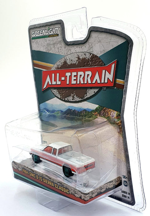 Greenlight 1/64 Scale 35250 - 1984 GMC S-15 Sierra Classic - White/Red