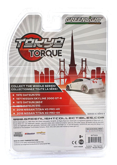 Greenlight 1/64 Scale 47040A - 1970 Datsun 510 #281 - Red