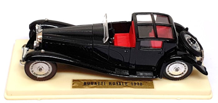 Solido 1/43 Scale Diecast 136 - 1930 Bugatti Royale - Black/Red Seats