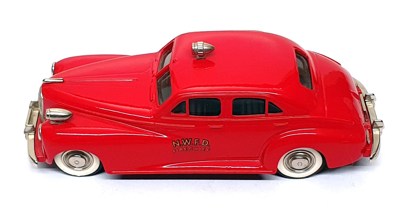 Brooklin 1/43 Scale BRK18 - 1941 Packard Clipper Fire Chief NWFD 1 Of 750