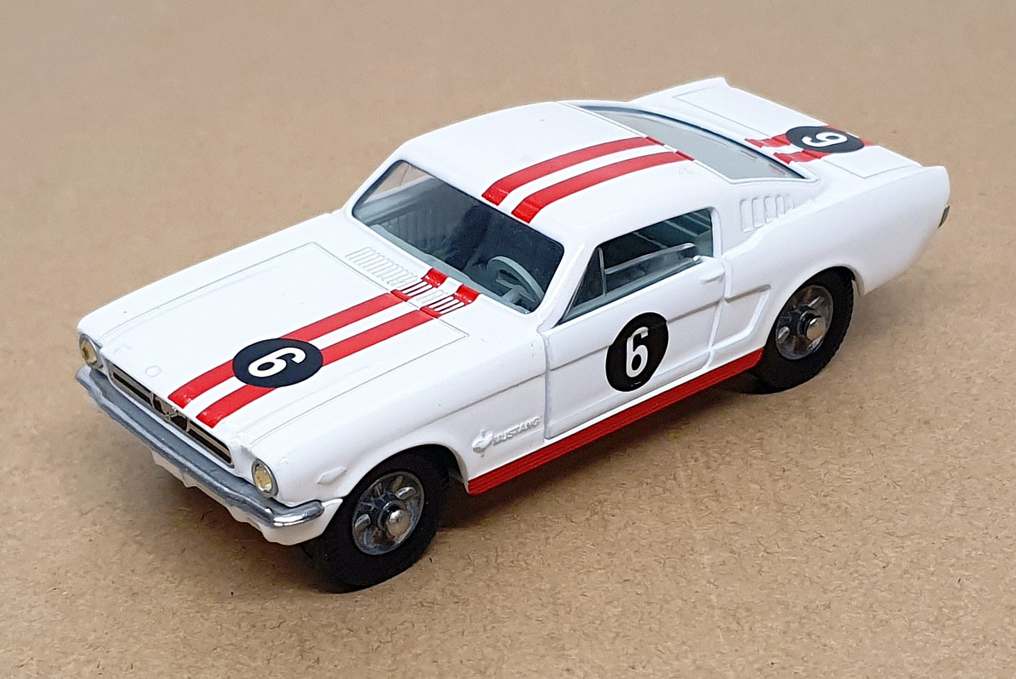 Corgi Reproduction CD54321007 (325) - Ford Mustang Competition #6 White/Red