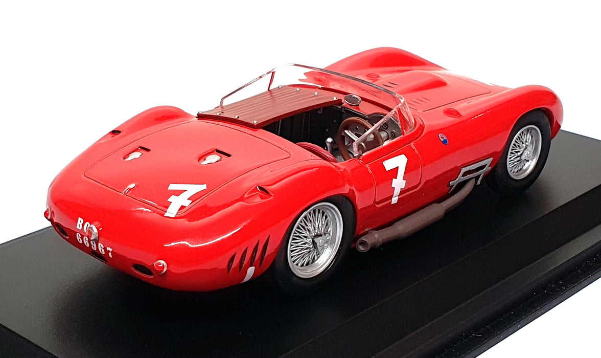 Leo Models 1/43 Scale MAS02 - Maserati 450 S #7 Sweden GP 1957 - Red