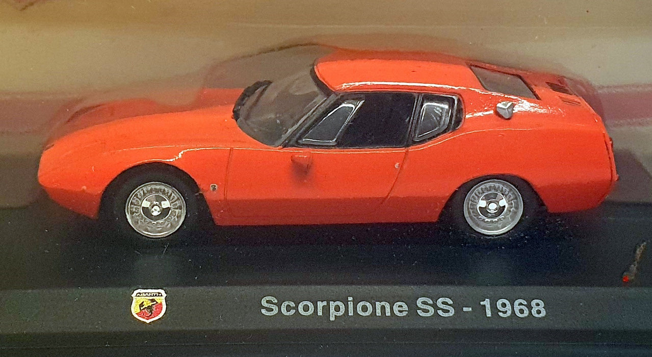 Hachette 1/43 Scale SS4368O - 1968 Fiat Abarth Scorpione SS - Orange