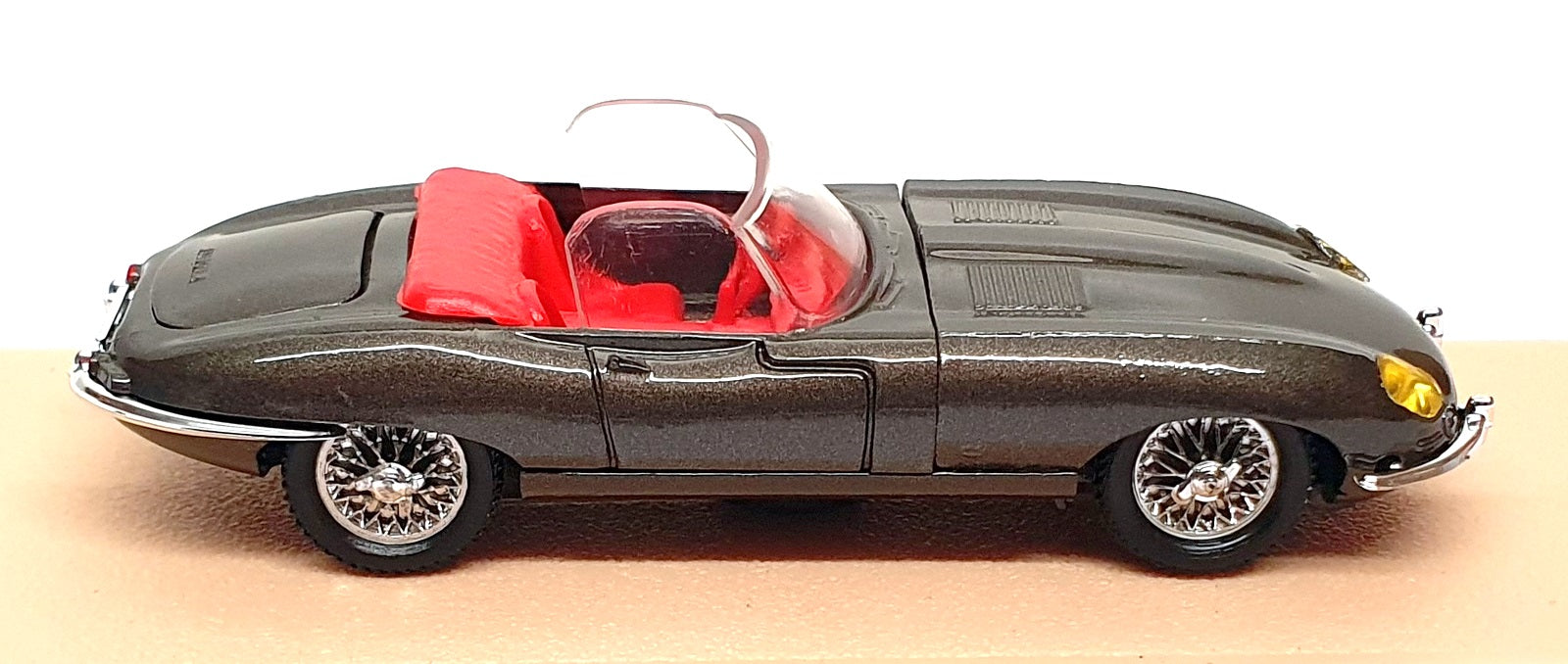 Eligor 1/43 Scale Diecast 1152 - 1964 Jaguar E Roadster - Met. Dk. Grey
