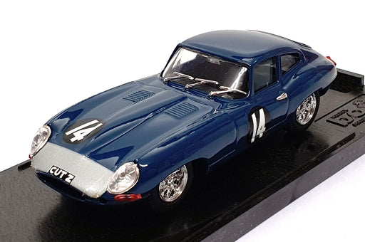 Box Model 1/43 Scale 8443 - 1962 Jaguar E Coupe #14 Tourist Trophy 1962 - Blue