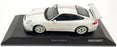 Minichamps 1/18 Scale Diecast 155 062221 - Porsche 911 GT3 RS 4.0 2011 - White