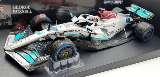 Minichamps 1/18 Scale 110 220763 F1 Mercedes AMG W13 E 2022 Monaco Russell #63