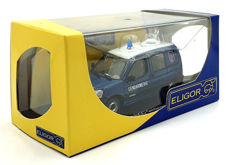 Eligor 1/43 Scale 100960 - Citroen Berlingo Gendarmerie Canine Van - Blue/White