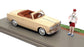 Solido 1/43 Scale SD004 - Peugeot 403 Convertible Diorama - Beige