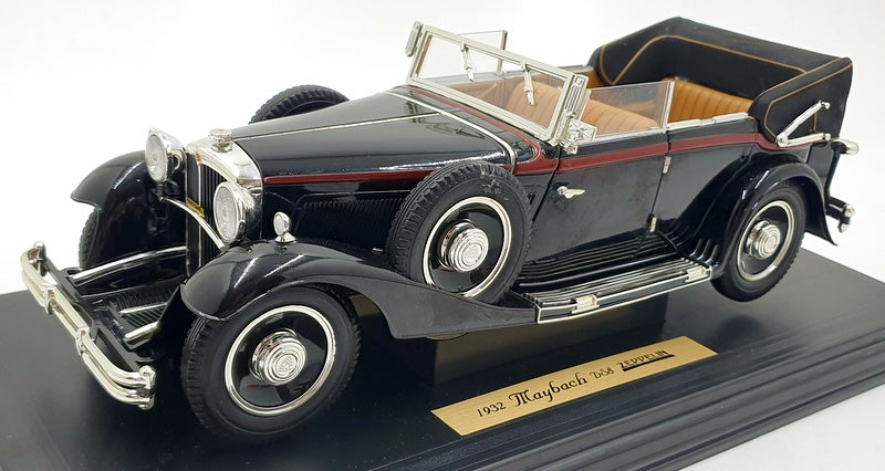 Miniature Anson 1/18 – Maybach DS8 Zeppelin 1932, Couleur Crème Et Noir, Modèle Diecast