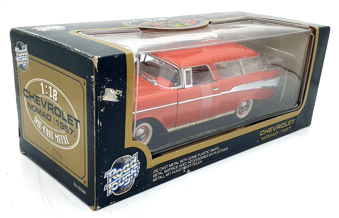 Road Tough 1/18 Scale Diecast 92088 - 1957 Chevrolet Nomad - Orange