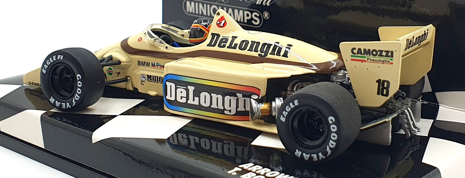Minichamps 1/43 Scale 400 850018 - F1 Arrows BMW A8 #18 1985 - Boutsen