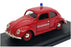Rio Models 1/43 Scale SL005 - Volkswagen Beetle Feuerwehr Fire Car - Red