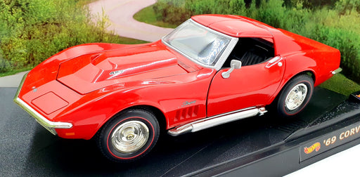 Hot Wheels 1/18 Scale Diecast 21355 Chevrolet Corvette C3 1969 427 Red