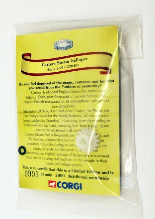 Corgi 1/50 Scale CC20402 - Carousel Model Carters Steam Gallopers Fairground