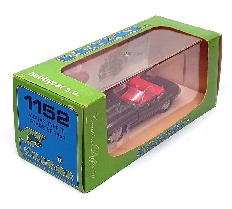 Eligor 1/43 Scale Diecast 1152 - 1964 Jaguar E Roadster - Met. Dk. Grey