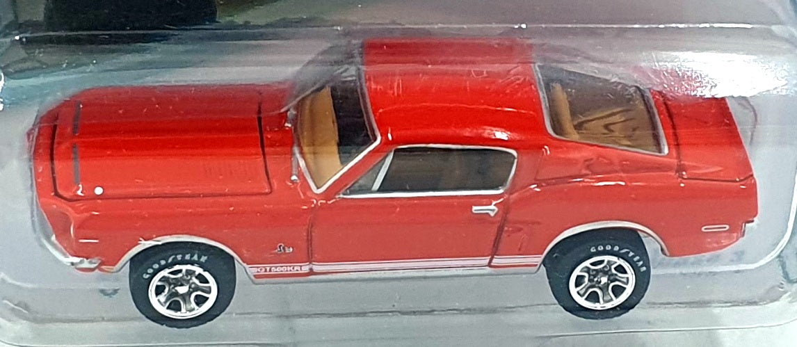 Johnny Lightning 1/64 Scale JLMC027 - 1968 Shelby GT-500KR - Calypso Coral