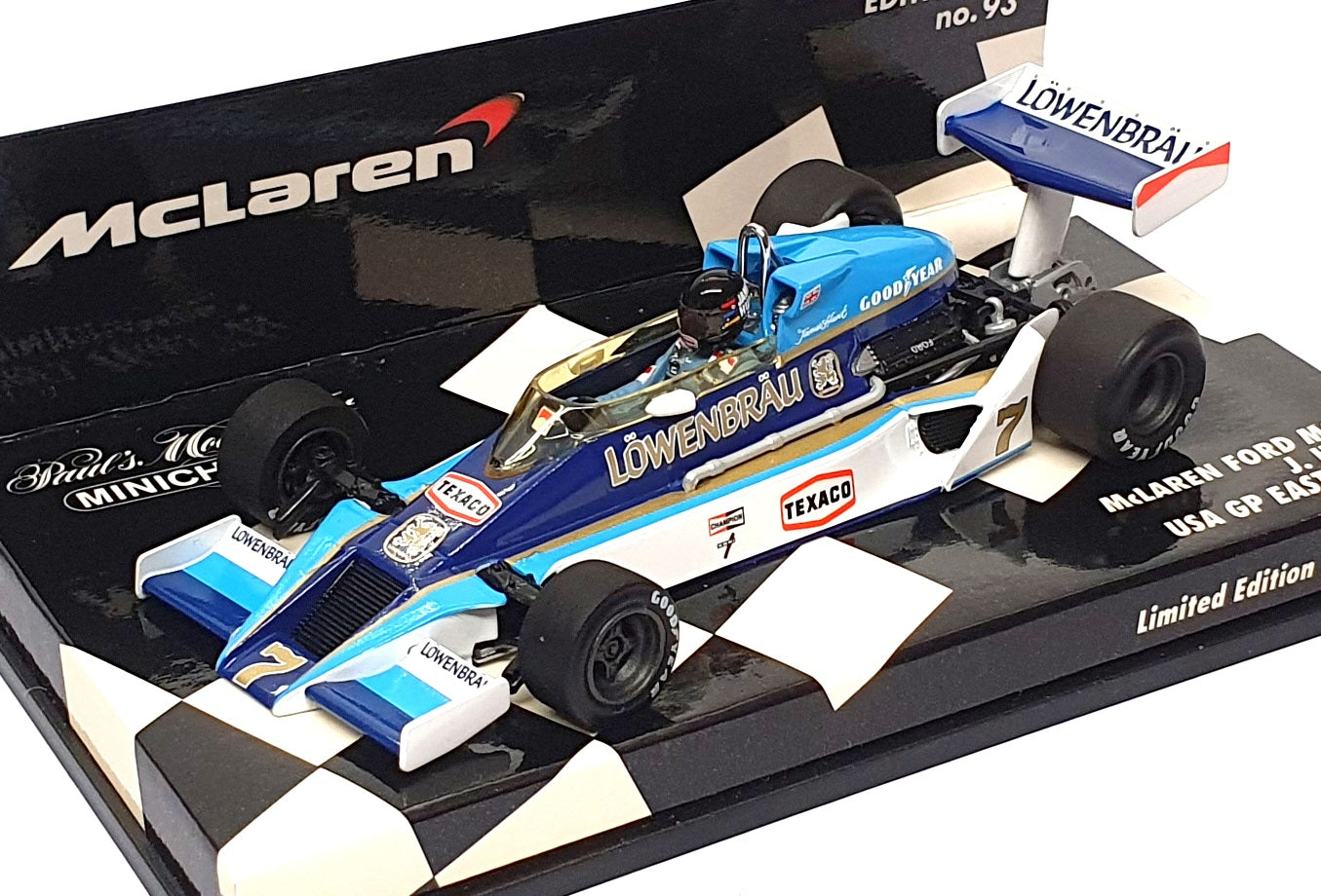 Minichamps 1/43 Scale 530 784397 - F1 McLaren Ford M26 USA GP East 1978 J. Hunt