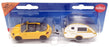 Siku 1/55 Scale 1629 - VW Volkswagen Beetle & Caravan - Yellow