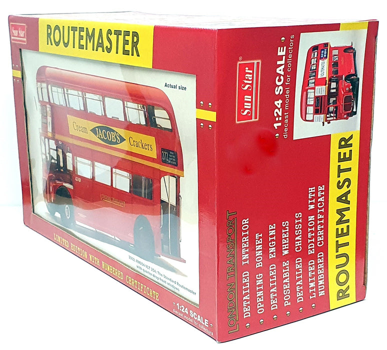Sun Star 1/24 Scale 2902 AEC RM254-VLT 254 Standard Routemaster London Bus R272