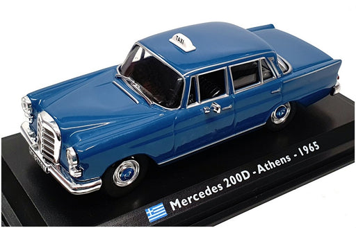 Leo Models 1/43 Scale LEO6 - Mercedes Benz Taxi Cab Athens 1965 - Blue
