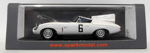 Spark Models 1/43 Scale S2100 - Jaguar E2A #6 Le Mans 1960 - White