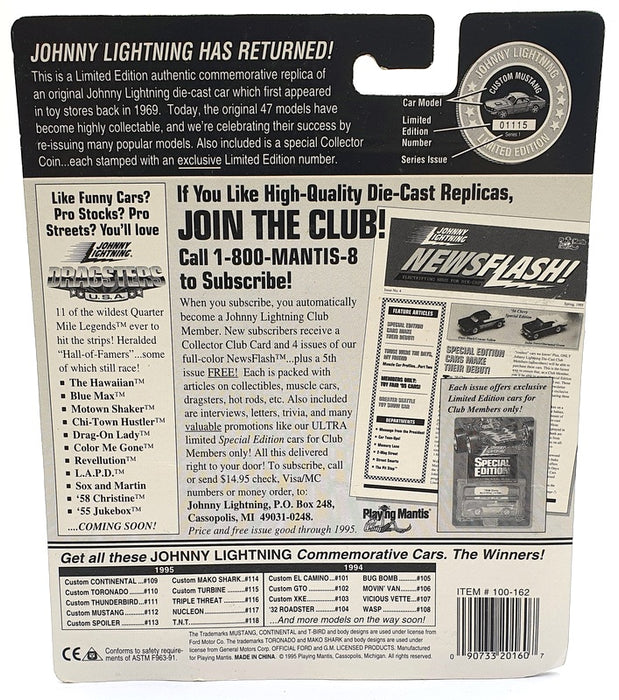 Johnny Lightning 1/64 Scale 100-162 The Challengers Custom Spoiler - Copper