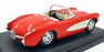 Burago 1/24 Scale Diecast 0524 - 1957 Chevrolet Corvette - Red/White