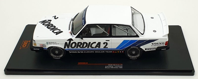 IXO Models 1/18 Scale 18RMC088 Volvo 240 Turbo ETCC Brunn 1986 #2 U.Granberg
