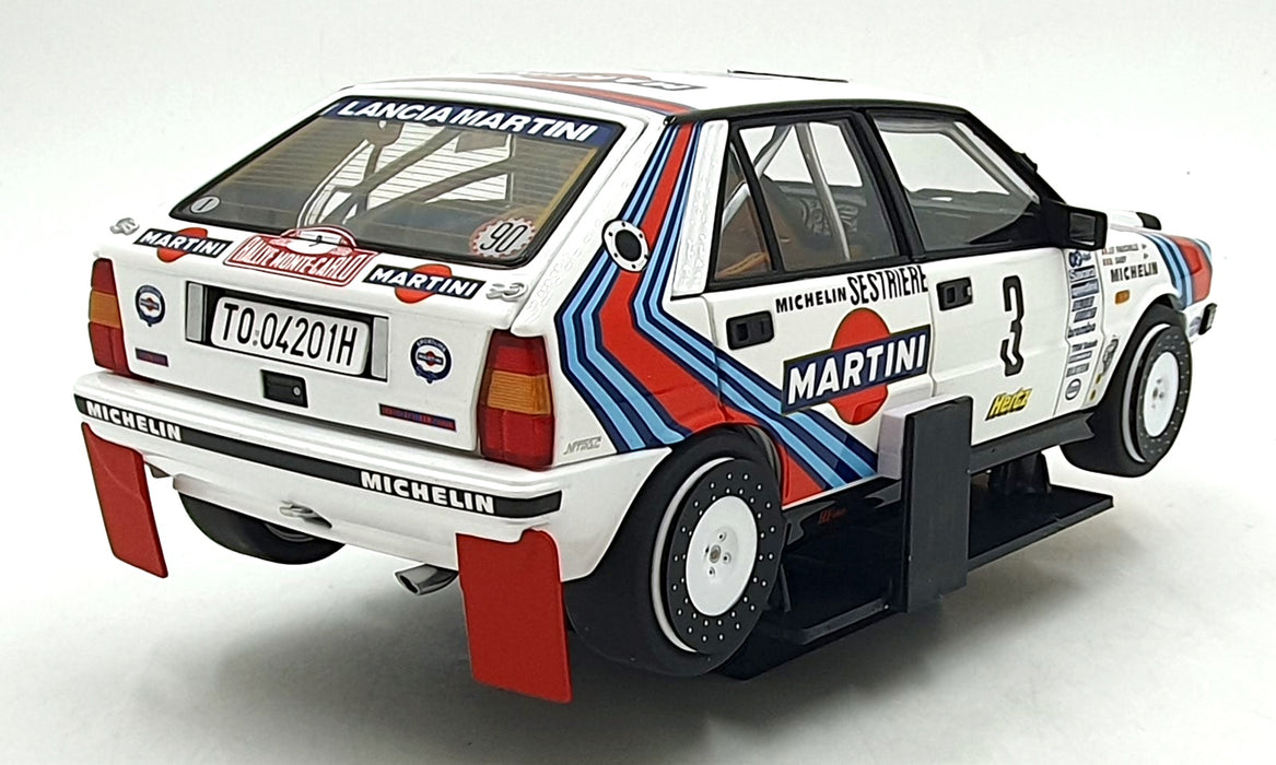 Kyosho 1/18 Scale KS08960F - Lancia Delta HF 4WD #3 Monte Carlo 1988