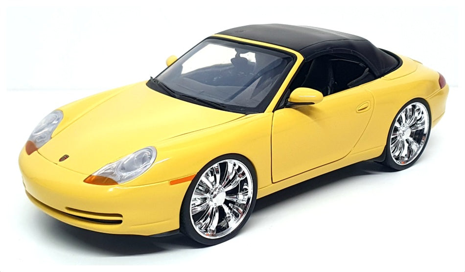 UT Models 1/18 Scale 28723E - Porsche 996 With Custom Wheels - Yellow