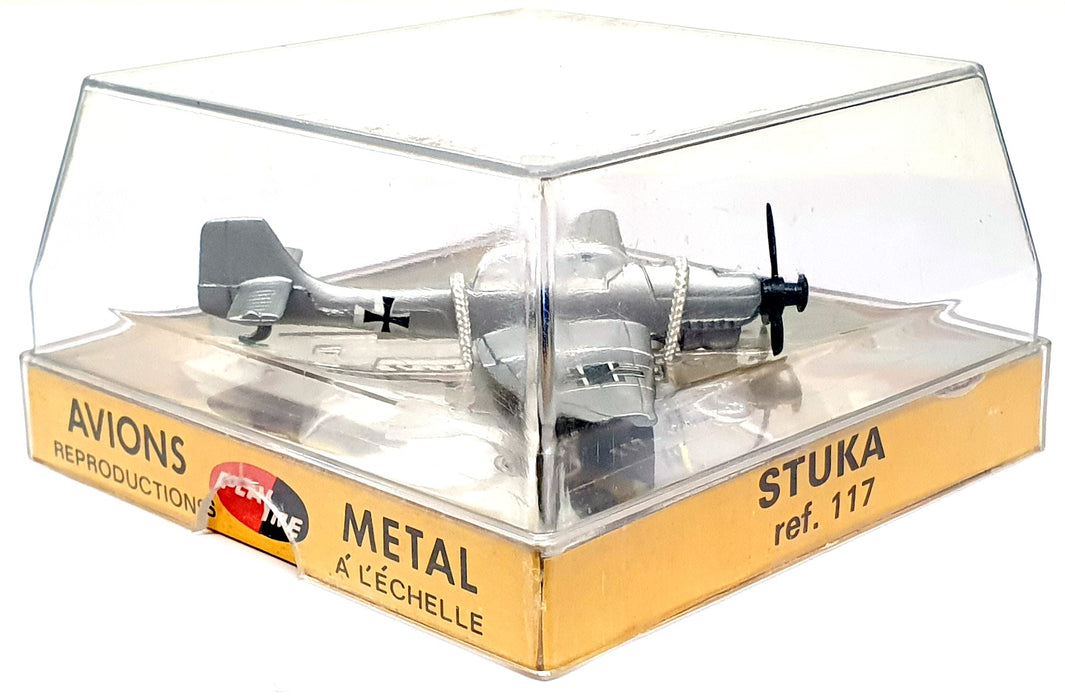 Aviones Play Me Diecast 117 - Junkers Stuka Aircraft - Silver