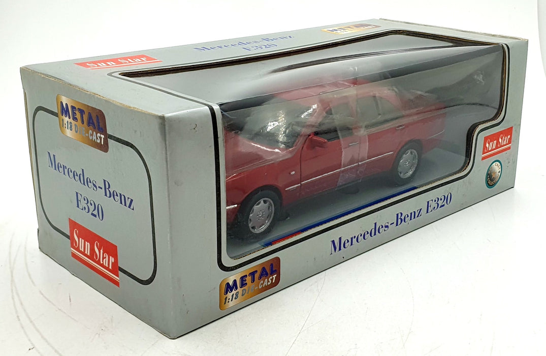 Sun Star 1/18 Scale Diecast 1152 - Mercedes Benz E320 - Red