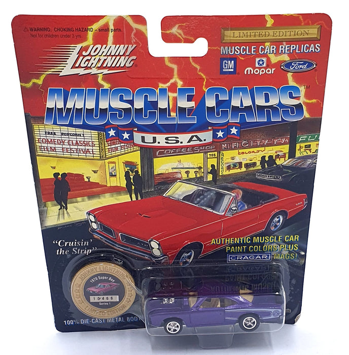 Johnny Lightning 1/64 Scale 200-100 - Muscle Cars USA 1970 Super Bee - Purple