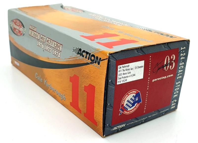 Action 1/24 Scale 105248 2003 Chevrolet Monte Carlo #11 Victory Lap C.Yarborough
