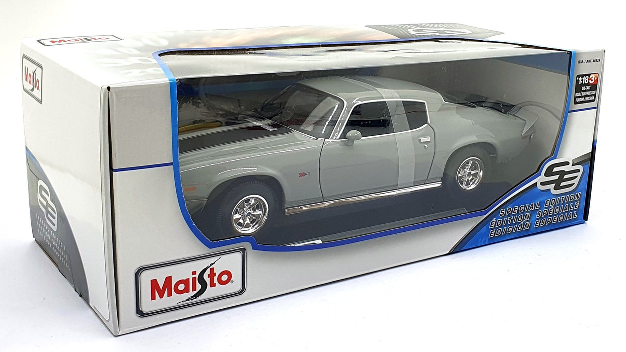 Maisto 1/18 Scale Diecast 46629 - 1971 Chevrolet Camaro - Grey