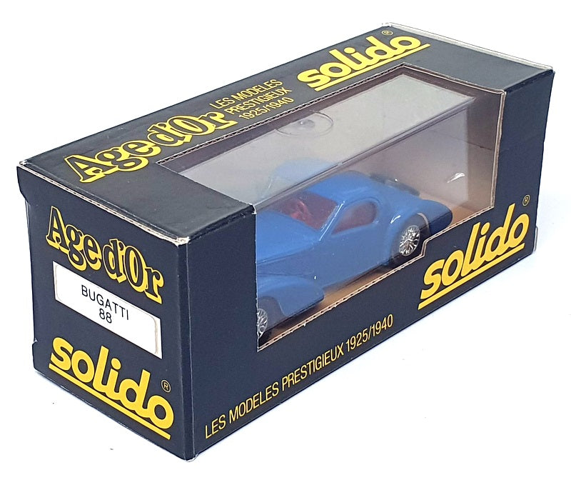 Solido 1/43 Scale Diecast No. 88 - 1939 Bugatti Atalante - Blue