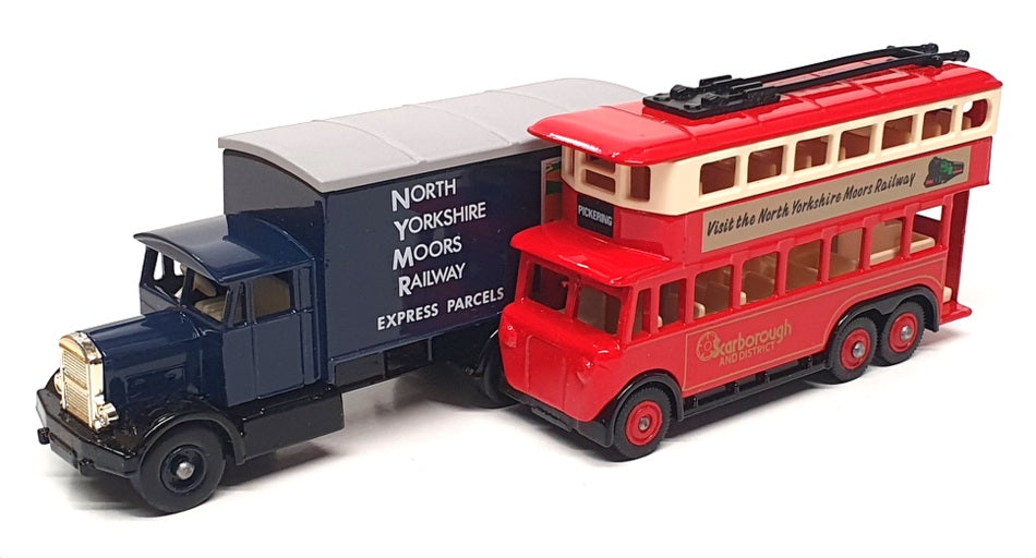 Lledo Diecast NYMR1002 - North Yorkshire Moors Railway Truck & Bus Set