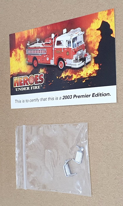 Corgi 1/50 Scale US52008 - Mack CF Pumper Engine Co. 1 Bethpage NY - Red/White