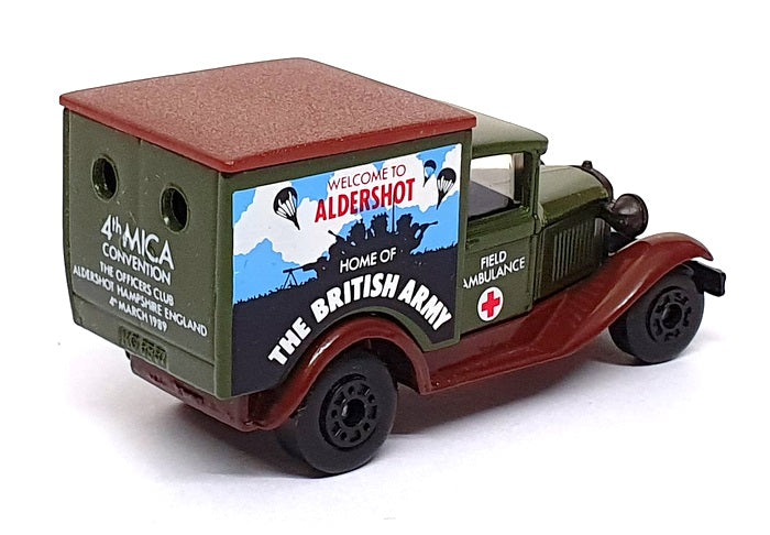 Matchbox No. 38 Ford Model A Field Ambulance British Army - 4th Mica Conv. 1989