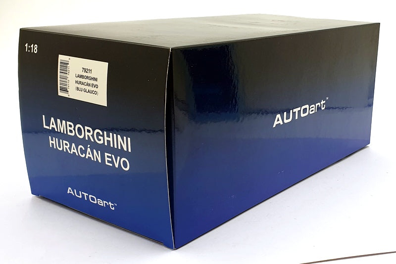 Autoart 1/18 Scale Diecast 79211 - Lamborghini Huracan Evo - Blue
