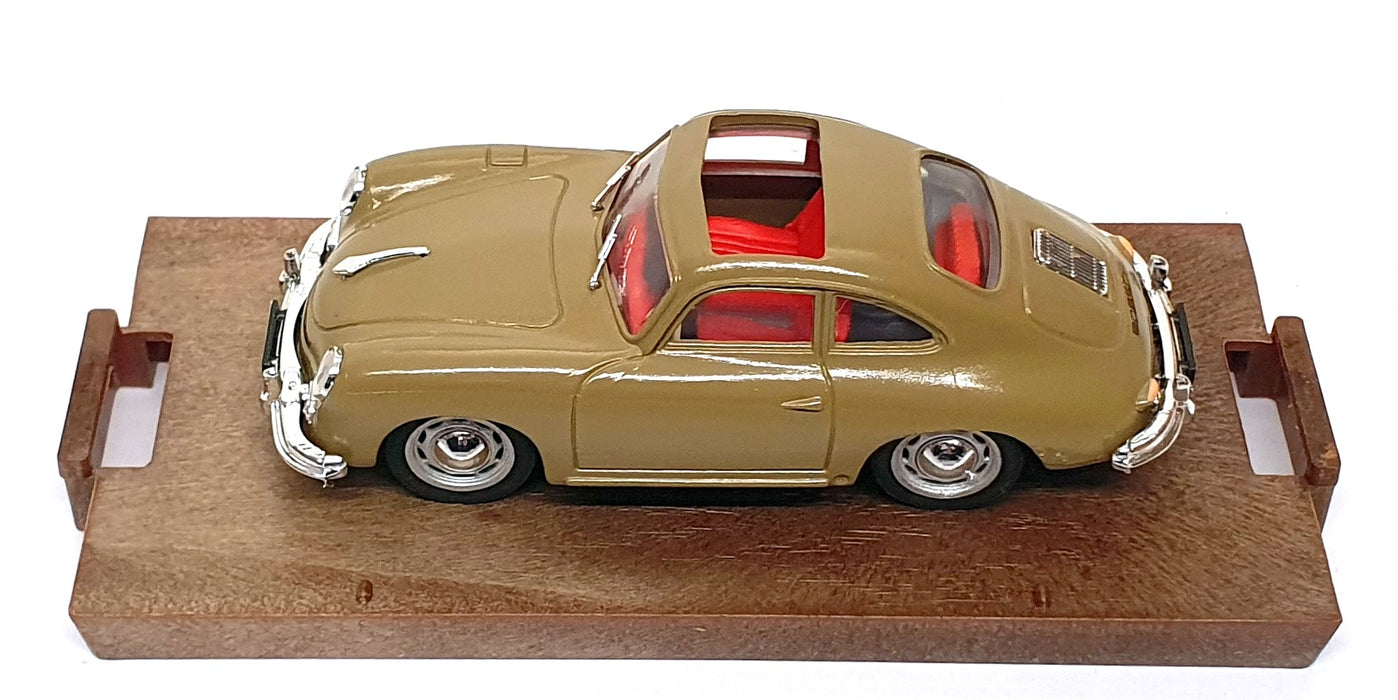 Brumm 1/43 Scale Diecast R121 - 1952 Porsche 352 Coupe - Olive/Red Int.
