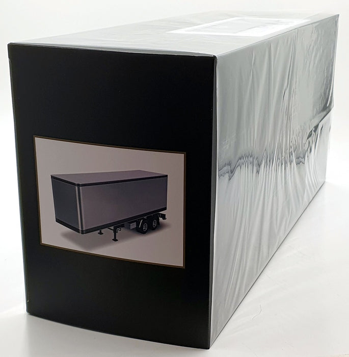 KK Scale Road Kings 1/18 Scale RK180168 Semi Automatic Truck Trailer Silver